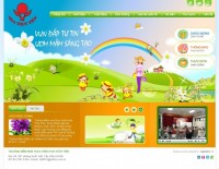 Thiết kế website trường mầm non thân thiện